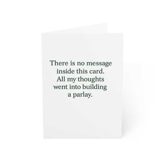 Snubbie Street – Funny Gag Greeting Card – There is NO MESSAGE